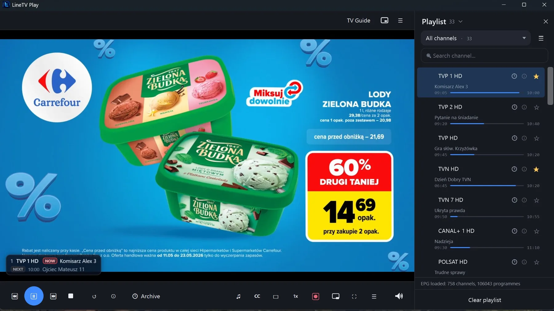 Xtream Series with genre filter